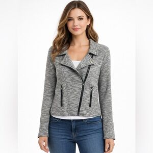 Market & Spruce Heather
Grey Elissa French Moto
Jacket SZ Large
